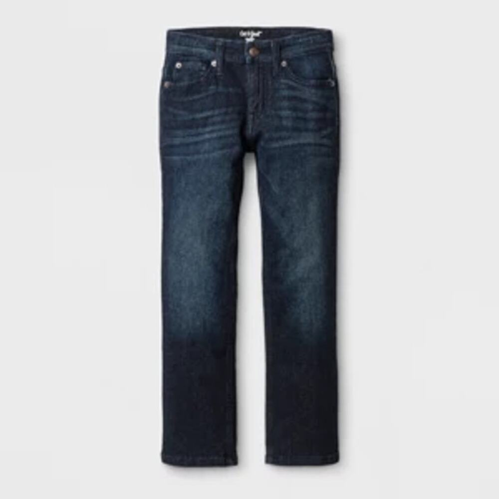 Cat & Jack Girl’s Straight Leg Blue Denim Jeans Kid’s Youth Size 8